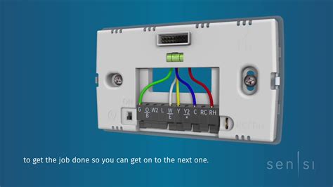 sensi touch  smart thermostat wiring diagram