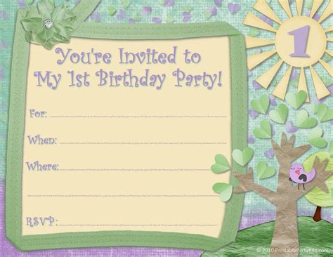 printable birthday invitations invitation design blog