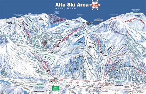 Alta Piste Map Trail Map