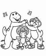 Barney Coloring Pages Printable Book Print Bj Bop Baby Kids Sheets Fun Colouring Printables Birthday Library Popular Pdf Coloringhome Clip sketch template
