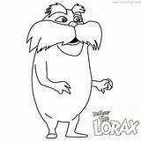 Lorax Truffula Xcolorings sketch template