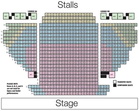 seating plan  birmingham hippodrome