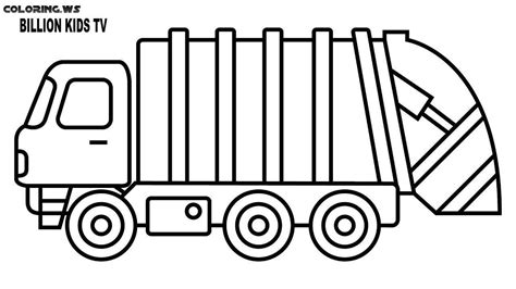coloring page garbage truck monster truck coloring pages truck