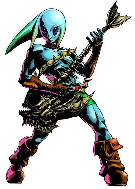 zora link and guitar of waves characters and art the legend of zelda