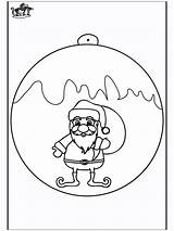 Kerstbal Christbaumkugel Babbo Bola Palla Papai Kerstman Navidad Weinachtsmann Christbaumkugeln Claus Kleurplaten Pubblicità Kerst Anzeige Pinta Advertentie Pintando sketch template