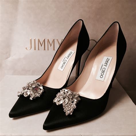 jimmy choo elegant black classic high heels ayakkabilar