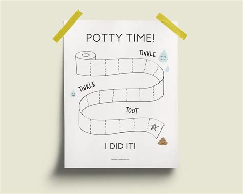 potty time potty training chart  toddlers printable etsy potty