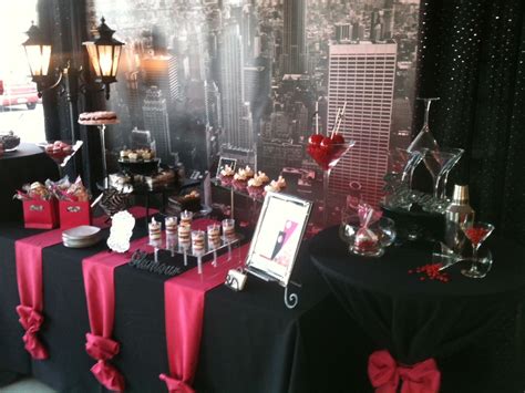 sex in the city themed candy buffet candy buffets pinterest despedida solteros y barra