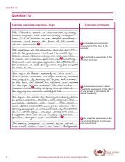 english language  candidate response paper