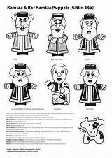 Puppets Purim Puppet Templates sketch template