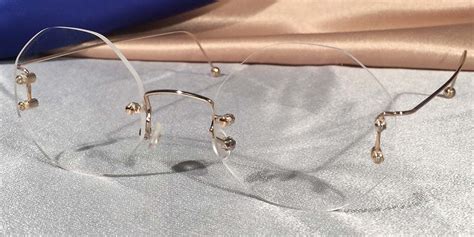 duolettes rimless metal frames in gold silver and black focusers
