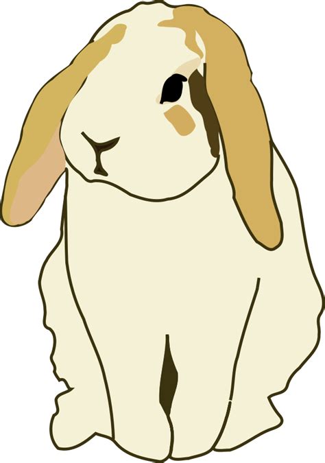 lop eared rabbit clipart vector clip art  royalty  bunny