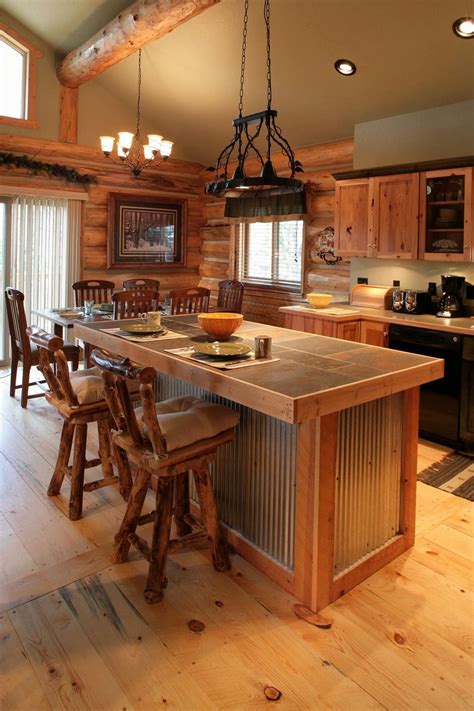 warm cozy rustic kitchen designs   cabin besthomish