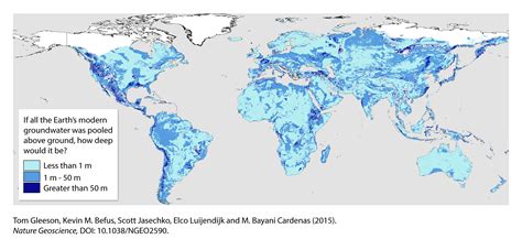 researchers map global distribution volume  modern groundwater stormwater report