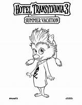 Hotel Transylvania Coloring Pages Winnie sketch template