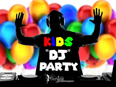 kids dj parties karaoke dj party  hire fairytale entertainment