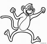 Monkey Coloring Pages Kids Spider Color Printable Book Adults Cool Monkeys Cartoon Howler Cool2bkids Print Cute Getcolorings Easy Clipartmag Drawing sketch template