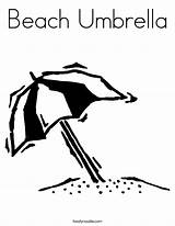 Coloring Pages Beach Umbrella Kids Sheet sketch template