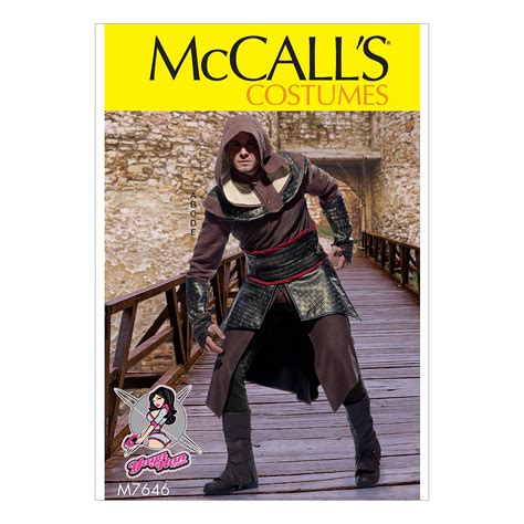 buy mccalls patterns assassins tunic top capelet belt