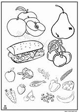 Coloring Fruit Pages Nutrition Veggie Food Color Getcolorings Magic Magiccolorbook sketch template