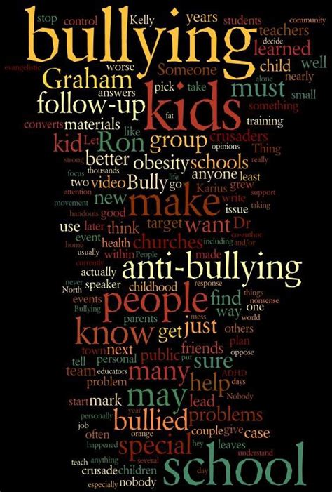 bullying words   bully outreach project http