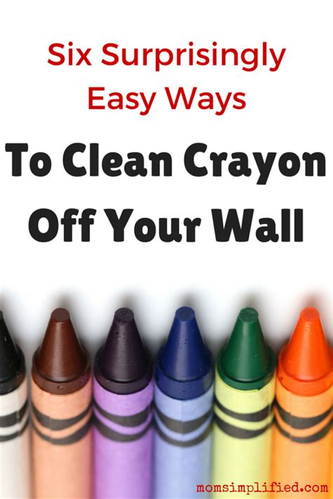 bluehostcom working mom tips cleaning removing crayon  walls