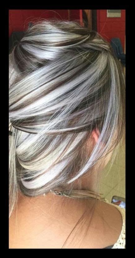 Best Hair Color Silver Highlights Ash Blonde Colour Ideas