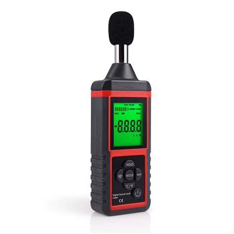 kh lcd sound level meter logger  db noise volume measurement audio level meter detector