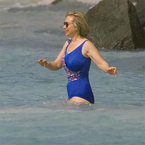 Hillary Bathing Hilary Bill Clinton Pinterest