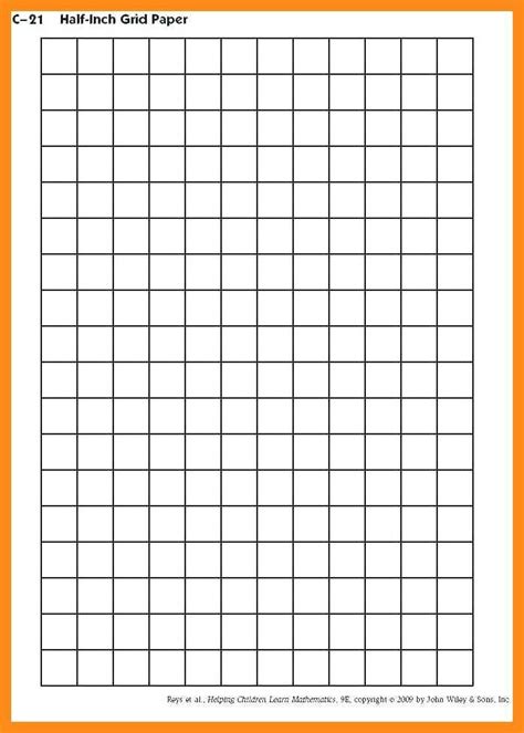 large grid paper printable