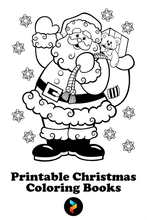 printable christmas coloring books     printablee