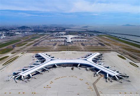 shenzhen baoan international airport satellite concourse aedas