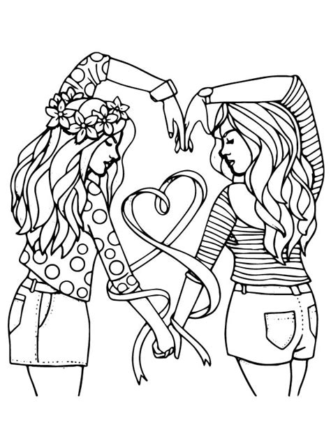 cat girls bff coloring pages  printable coloring vrogueco