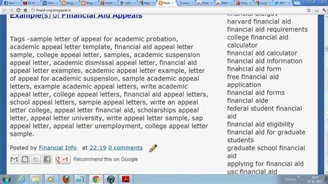 academic appeal sample letter  college  universities youtube