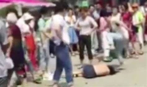 Woman Strips Her Husband’s Alleged Mistress Naked And Beats Her In
