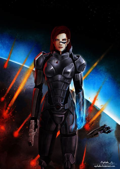 Me3 Commander Shepard Ver By Ayshala On Deviantart