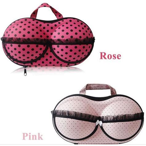 bra travel bag bra travel case protect underwire  moulded bras underwear travel case