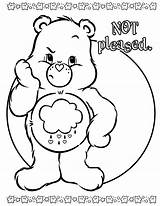 Coloring Pages Bear Grumpy Care Bears Getcolorings Printable Color sketch template