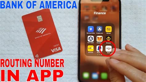 How To Find Your Bank Of America Routing Number In App 🔴 Youtube