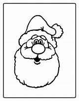 Christmas Coloring Pages Father Santa Face Colouring Print Claus Drawings Clipart Patterns Printable Color Cliparts Kids Moms Think Who Clipartbest sketch template