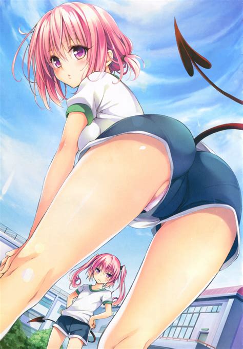 Anime Schoolgirl With Tail Pov Upskirt Up Shorts Panties