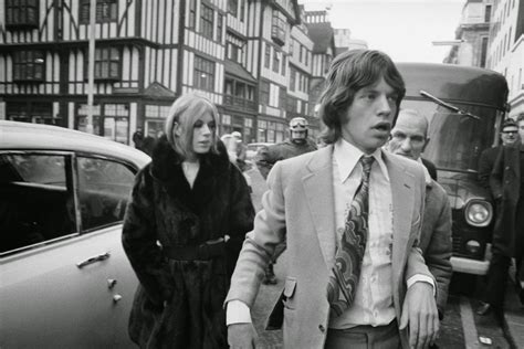 mick jagger and marianne faithful s relationship in 37 rare photos