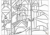 Klee Paul Coloring Temple Garden Pages Printable sketch template