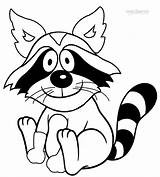 Raccoon Coloring Pages Printable Kids Cool2bkids sketch template