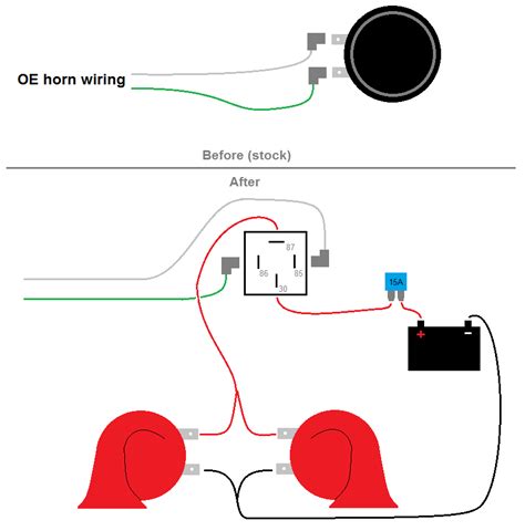 dual horn wiring diagram wiring schema collection