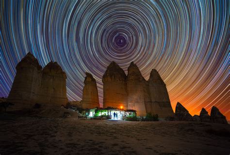 star trails