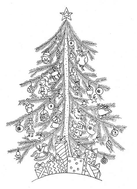 christmas tree coloring pages   ages christmas tree coloring