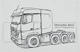 Actros sketch template
