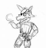 Foxy Withered Fnaf Freddy sketch template