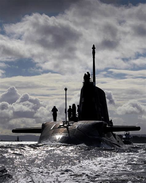 royal navy submarine locked in cat and mouse pursuit with pair of